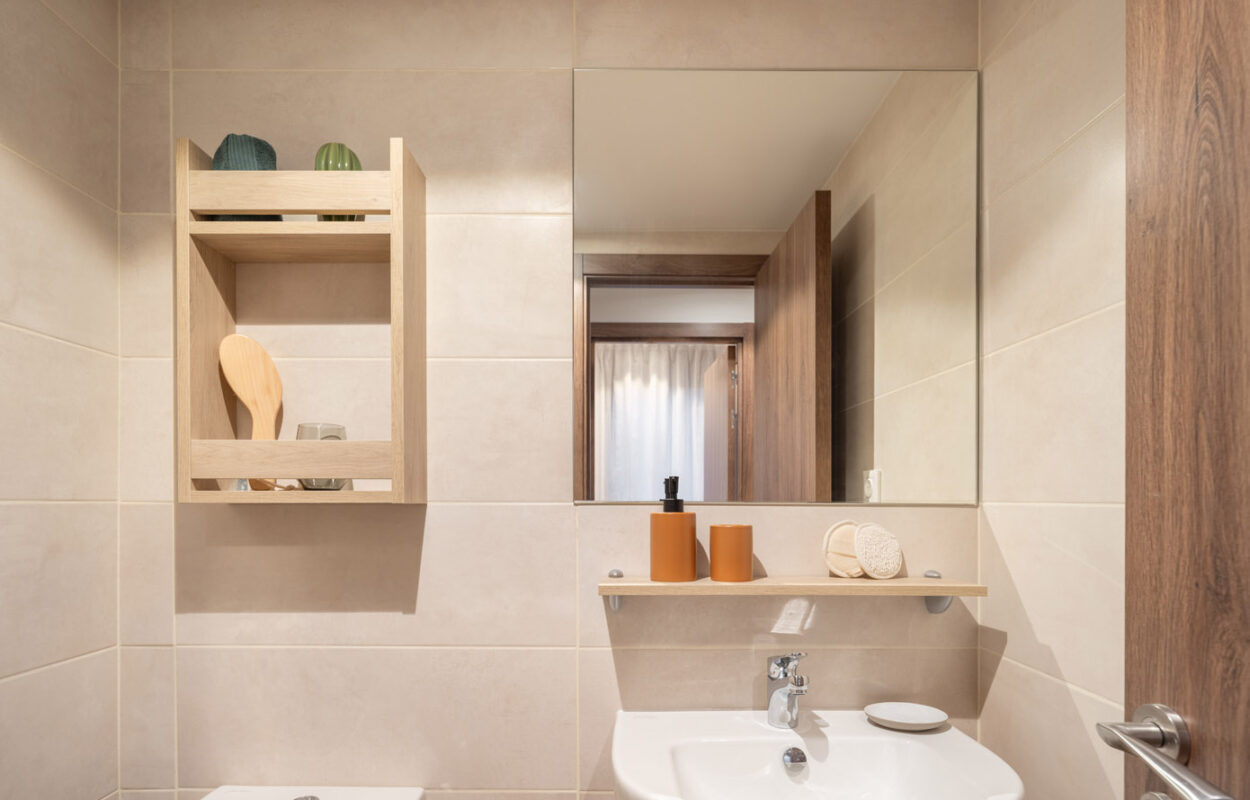 Residencia de Estudiantes Barcelona baño