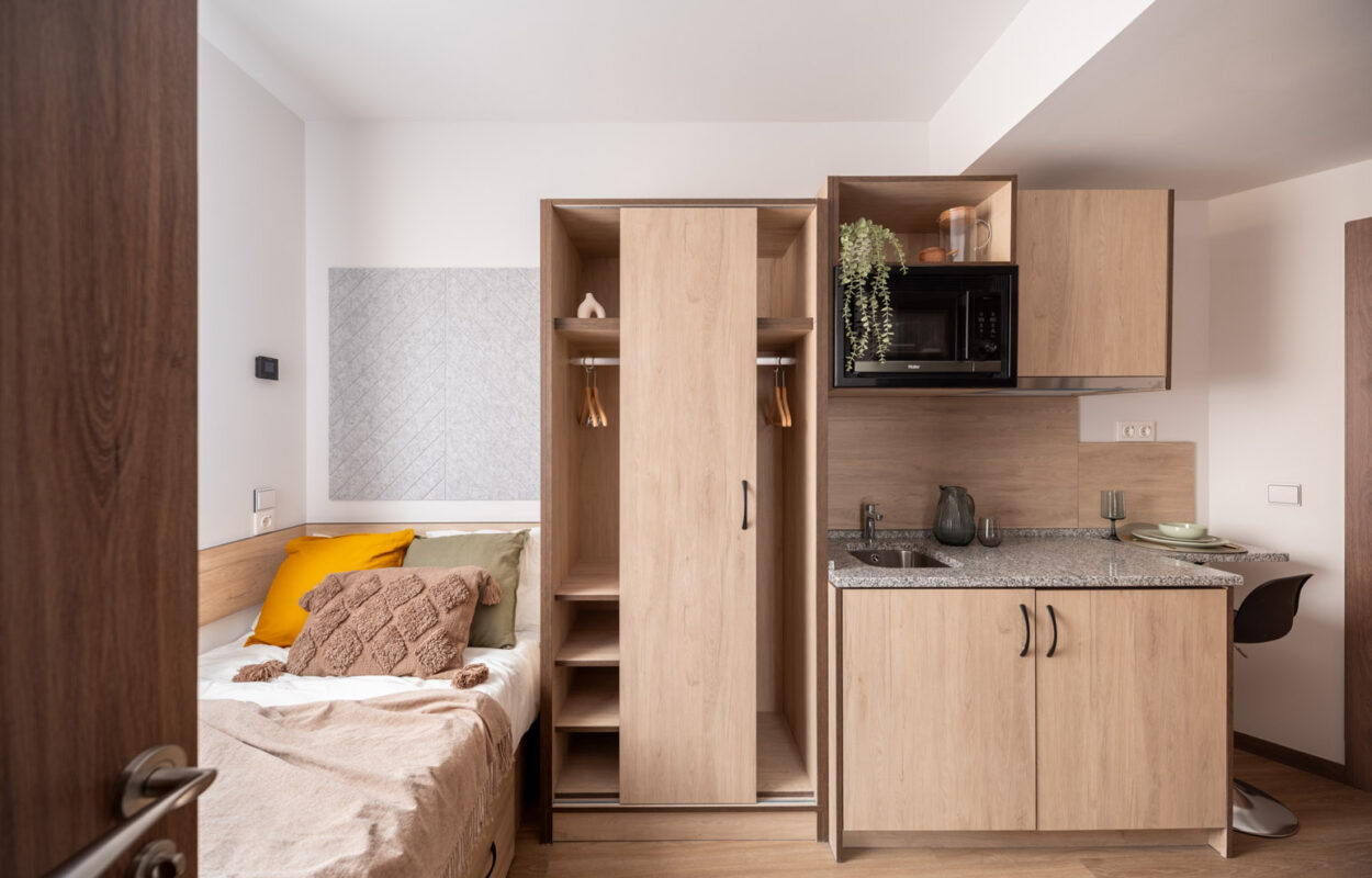 Residencia de Estudiantes Barcelona habitación